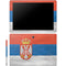 Serbia Flag Distressed Galaxy Book 12in Skin